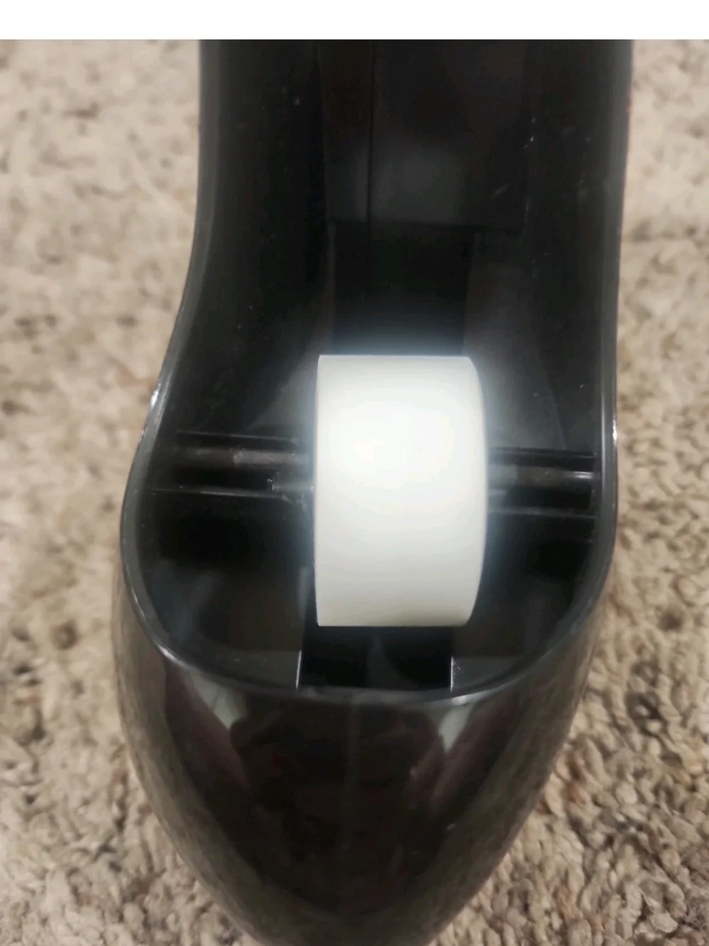 Black High Heel Tape Dispenser - Stylish Desk Accessory
